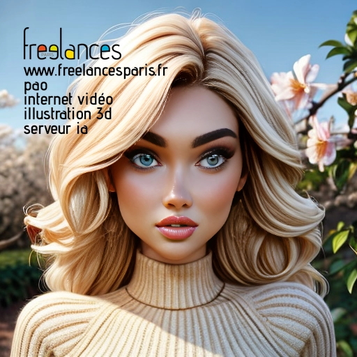 Pao mise en page internet vidéo illustration 3d serveur IA générative AI freelance paris studio de création magazines 5UR4S8H0